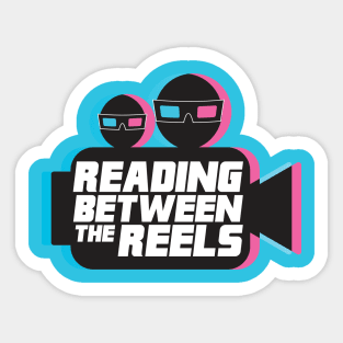 "Reading Between the Reels" Logo Sticker